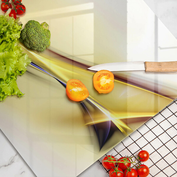 Zaščitna plošča za štedilnik Abstraktne črte svetlobe