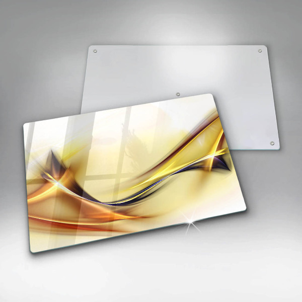 Zaščitna plošča za štedilnik Abstraktne črte svetlobe