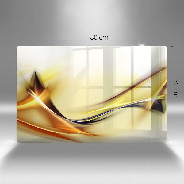 Zaščitna plošča za štedilnik Abstraktne črte svetlobe