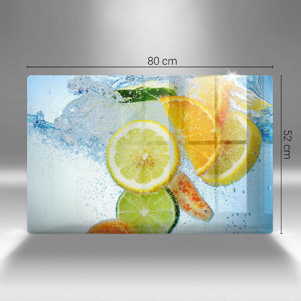 Zaščitna plošča za štedilnik Sočna citrusna voda