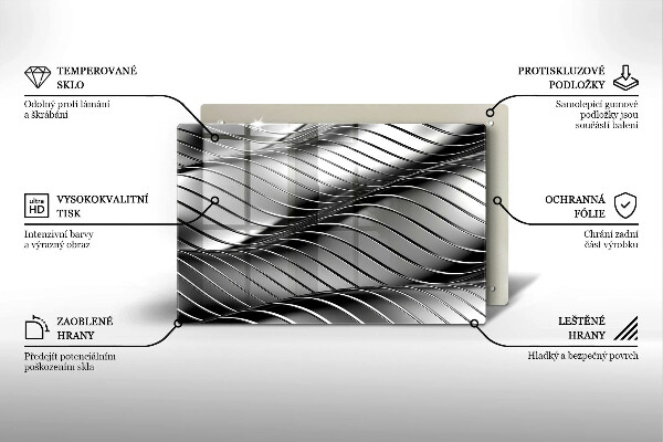 Zaščitna plošča za štedilnik 3D kovinska struktura