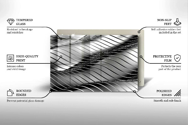Zaščitna plošča za štedilnik 3D kovinska struktura