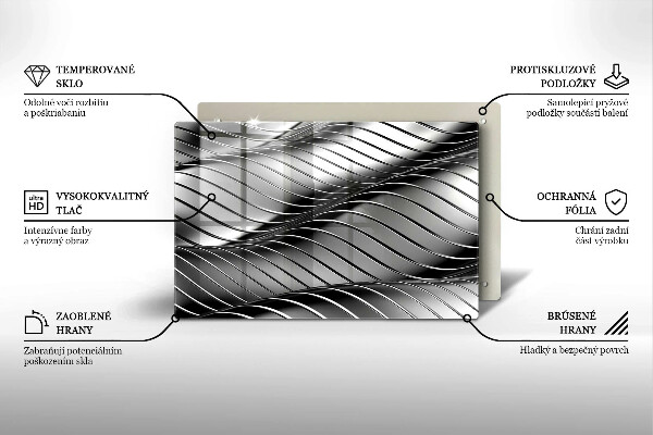 Zaščitna plošča za štedilnik 3D kovinska struktura