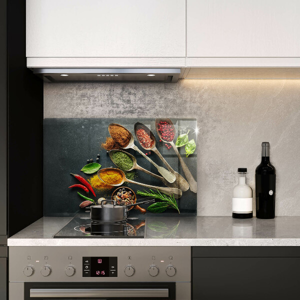 Zaščitna plošča za štedilnik Kuhinjske žlice začimb