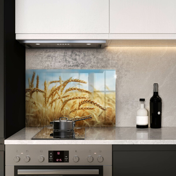 Zaščitna plošča za štedilnik Klasje žit na polju