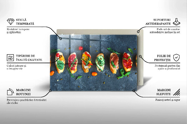 Zaščitna plošča za štedilnik Pisani sendviči
