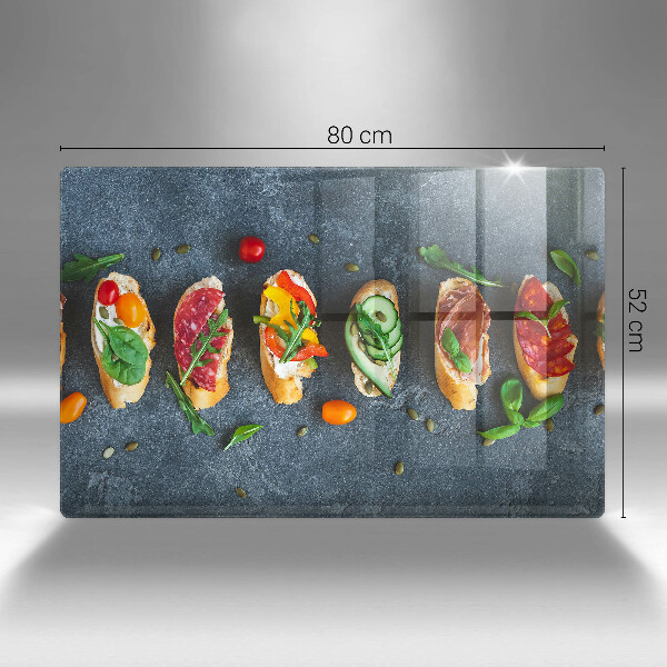 Zaščitna plošča za štedilnik Pisani sendviči