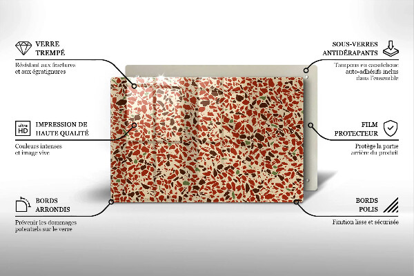 Stenska zaščitna plošča za štedilnik Fina kamenina