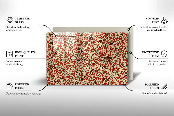 Stenska zaščitna plošča za štedilnik Fina kamenina