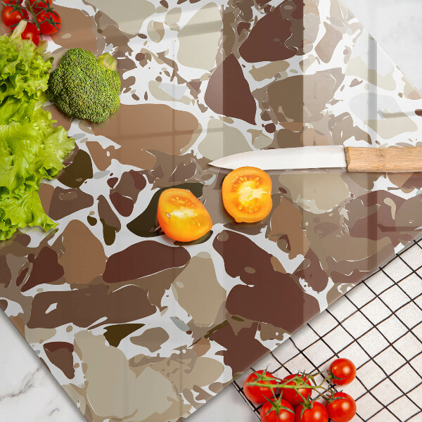 Stenska zaščitna plošča za štedilnik Kamnite dekorativne madeže