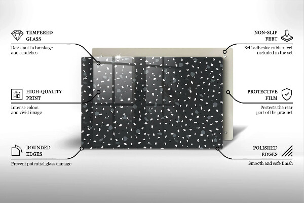 Stenska zaščitna plošča za štedilnik Dekorativni kamen