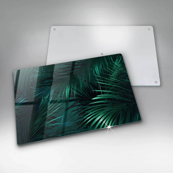 Zaščitna plošča za štedilnik Listi divje džungle