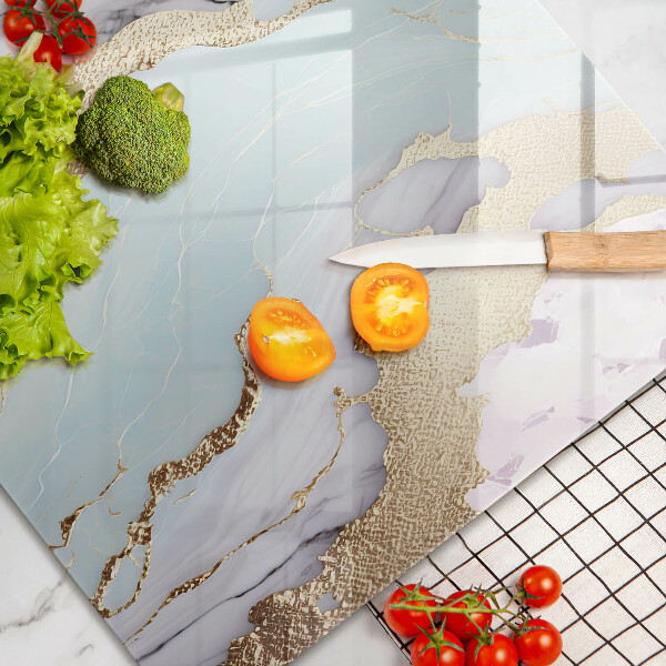 Zaščitna plošča za štedilnik Pastelni marmor