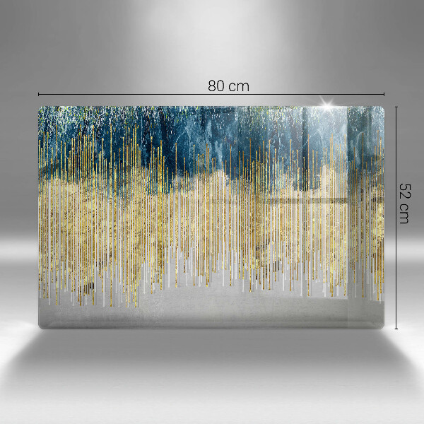 Zaščitna plošča za štedilnik Abstrakcija oblikovalca