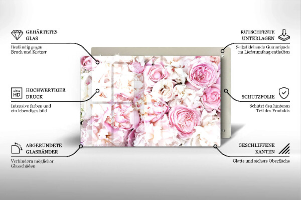 Zaščitna plošča za štedilnik Šopek potonike