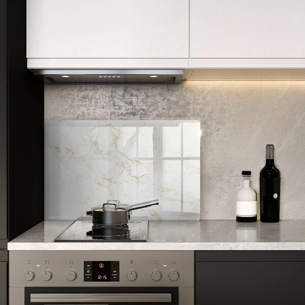 Zaščitna plošča za štedilnik Eleganten marmorni kamen