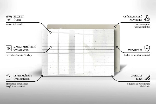 Zaščitna plošča za štedilnik Moderne svetle table