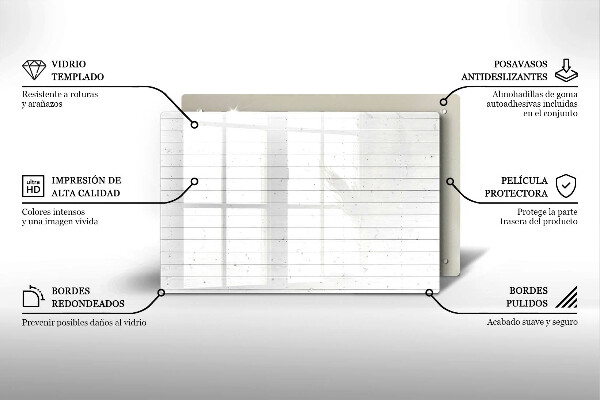 Zaščitna plošča za štedilnik Moderne svetle table