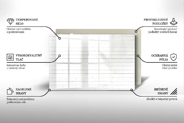 Zaščitna plošča za štedilnik Moderne svetle table