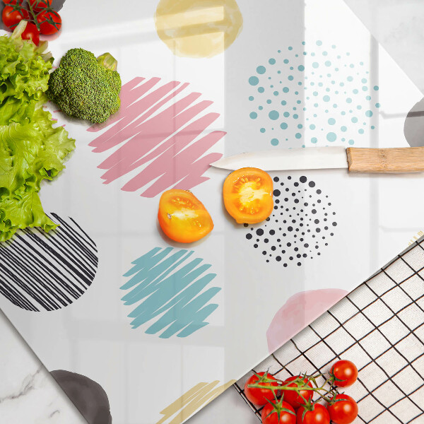 Zaščitna plošča za štedilnik Poslikane oblike