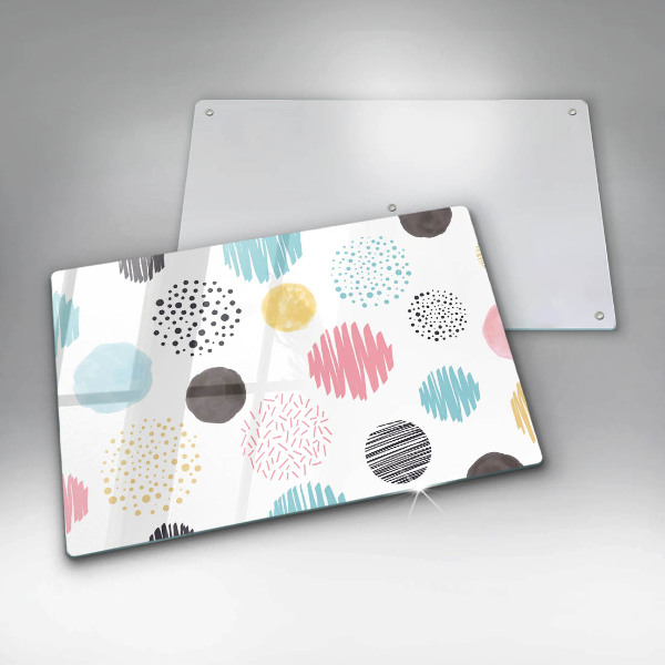 Zaščitna plošča za štedilnik Poslikane oblike