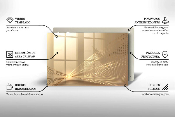 Zaščitna plošča za štedilnik Moderna abstrakcija