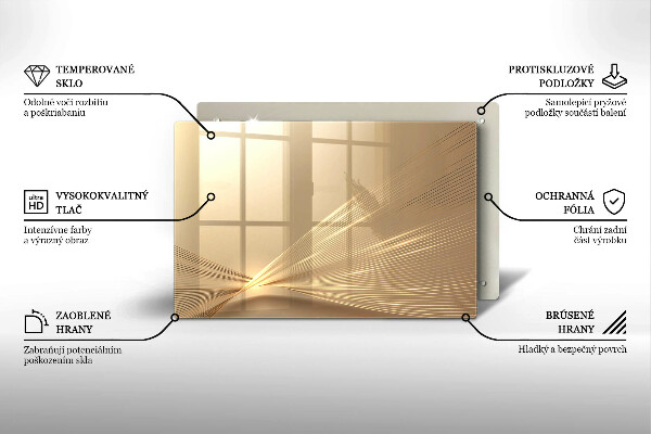 Zaščitna plošča za štedilnik Moderna abstrakcija