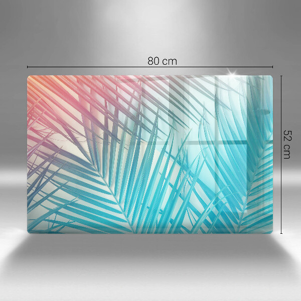 Zaščitna plošča za štedilnik Pastelni listi