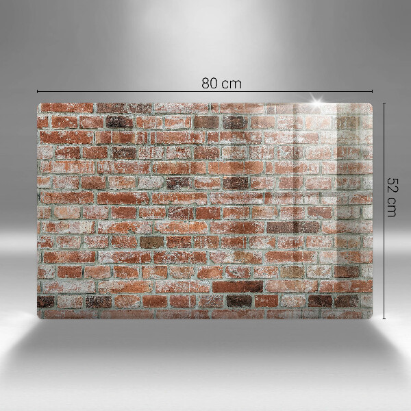 Zaščitna plošča za štedilnik Stara opečna stena