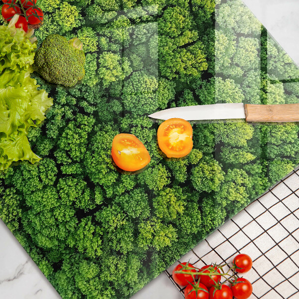 Zaščitna steklena plošča za štedilnik Naravna rastlina mah