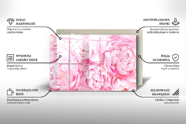Zaščitna steklena plošča za štedilnik Nežne potonike