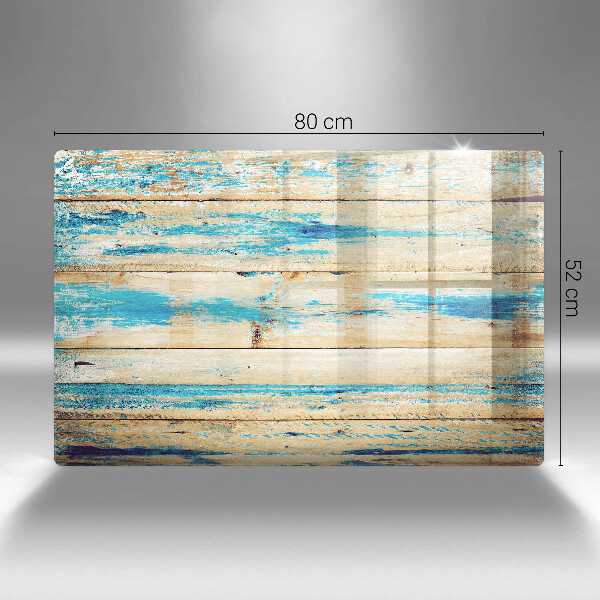 Zaščitna plošča za štedilnik Retro lesene plošče