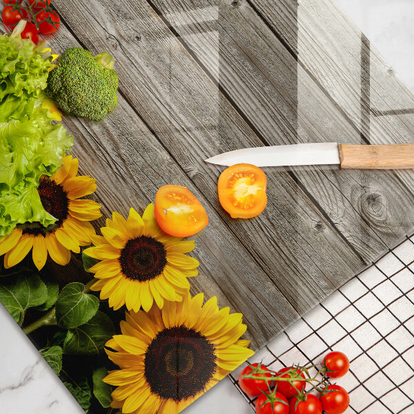 Zaščitna plošča za štedilnik Sončnice na platnicah