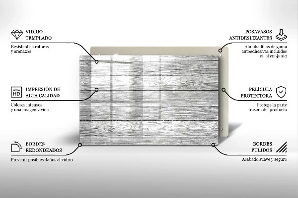 Zaščitna plošča za štedilnik Stare lesene plošče