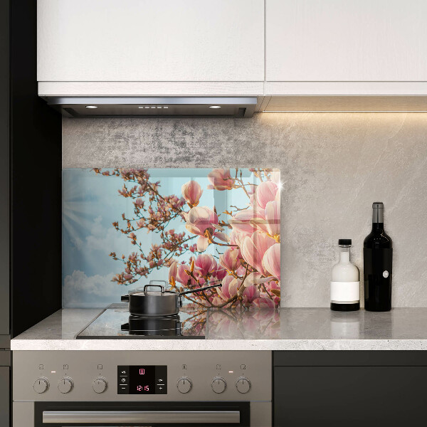 Zaščitna plošča za štedilnik Drevo rožnatih cvetov