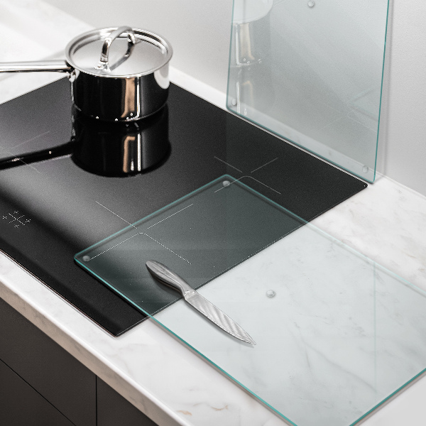 Prozorna zaščitna plošča za štedilnik 2x30x52 cm