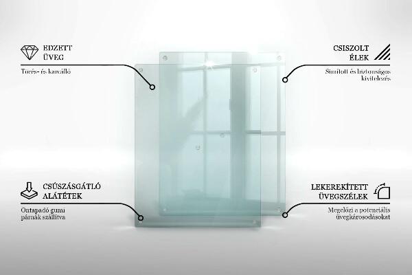 Prozorna stenska zaščitna plošča za štedilnik 2x40x52 cm