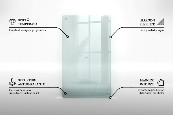 Prozorna zaščitna plošča za štedilnik 52x30 cm