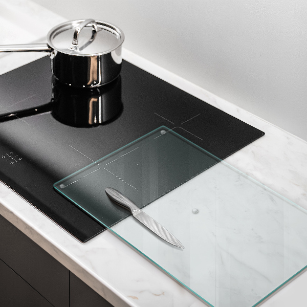 Prozorna zaščitna plošča za štedilnik 52x30 cm