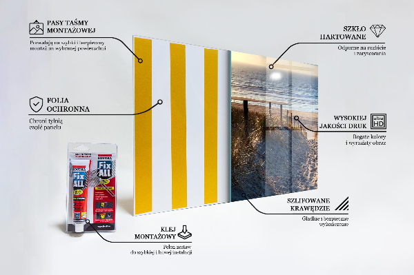 Stenska plošča za kuhinjo Peščene sipine na baltskem morju