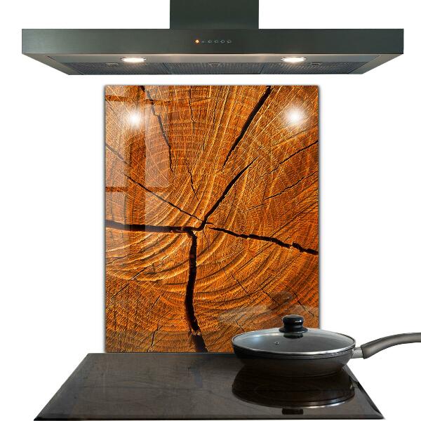 Stenska plošča za kuhinjo Struktura debla