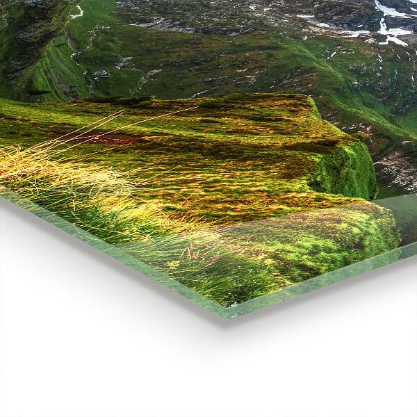 Stenska plošča za kuhinjo Sončni vzhod mountain glade