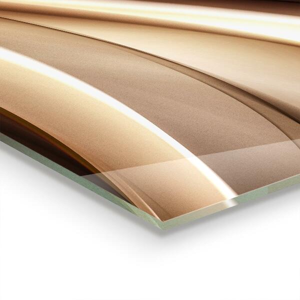 Stenska plošča za kuhinjo Abstrakcija energetskih valov