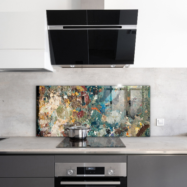 Stenska plošča za kuhinjo Tekstura oljne barve