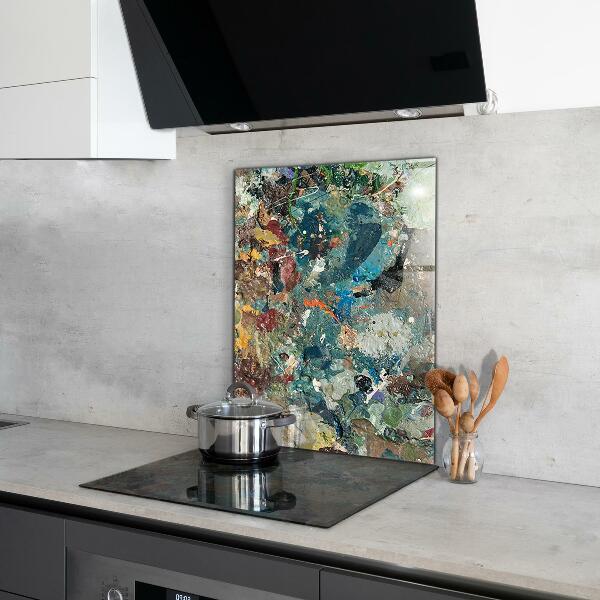 Stenska plošča za kuhinjo Tekstura oljne barve