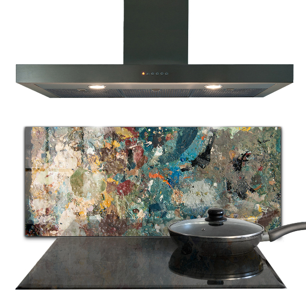 Stenska plošča za kuhinjo Tekstura oljne barve