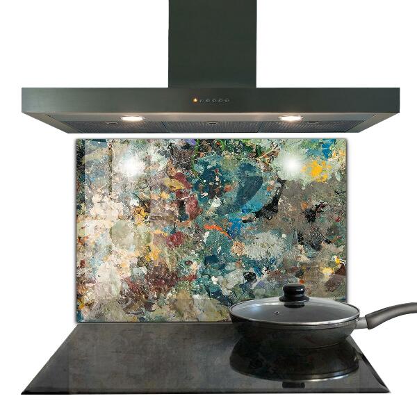 Stenska plošča za kuhinjo Tekstura oljne barve