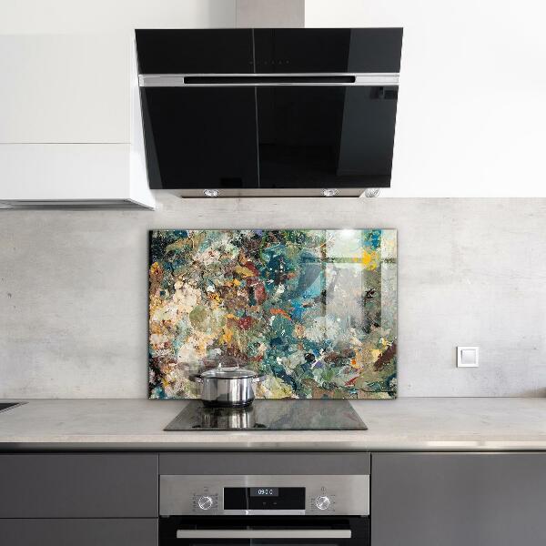 Stenska plošča za kuhinjo Tekstura oljne barve