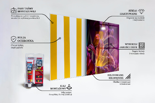 Zidna obloga za kuhinju Temna roža temna rastlina