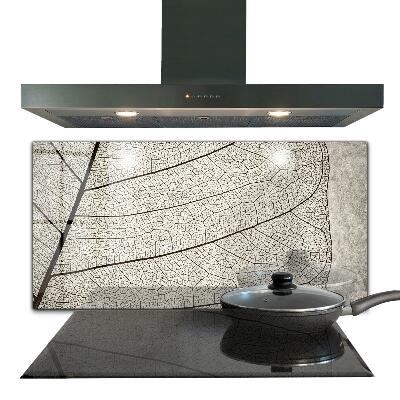 Zidna obloga za kuhinju Tekstura listov sepije